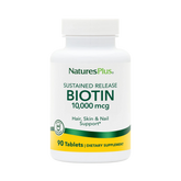 NaturesPlus, Sustained Release Biotin, 10000 Mcg, 90 Tablets